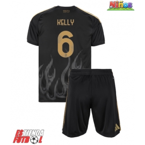 Juventus Lloyd Kelly #6 Tercera Equipación Niños 2026-27 Manga Corta (+ Pantalones cortos)